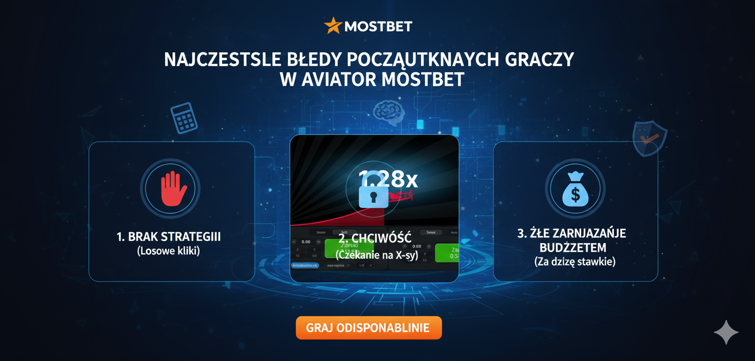 Most common beginner player mistakes in Aviator Mostbet