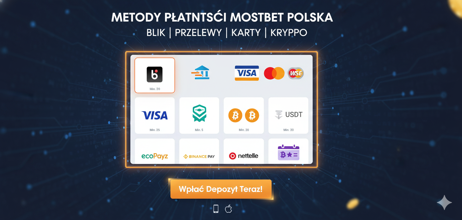 metody płatności mostbet polska blik przelewy