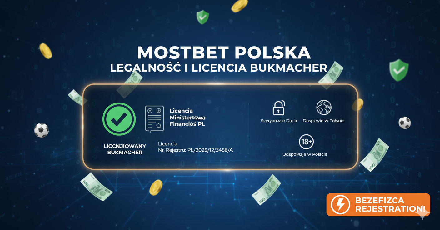 Mostbet Polska legality and bookmaker license