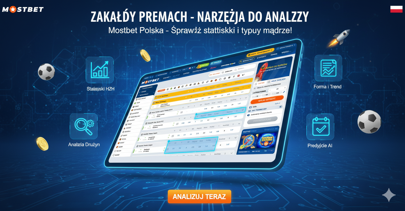 Zakłady prematch Mostbet Polska - narzędzia do analizy meczów