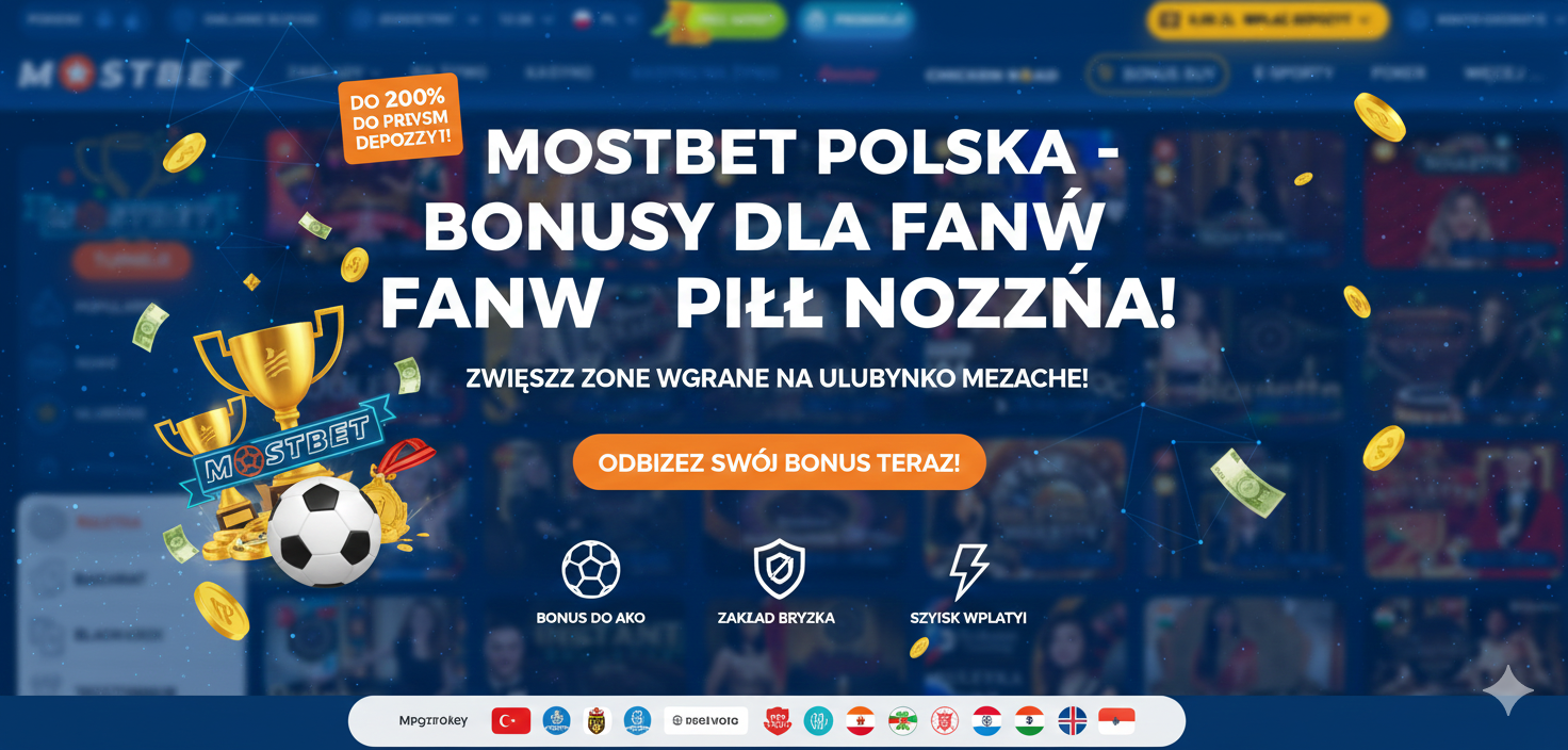 Promocje i bonusy dla graczy obstawiających piłkę nożną w Mostbet Polska