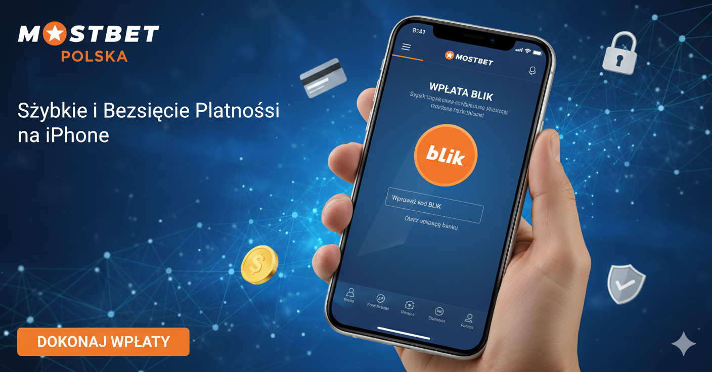 mostbet iphone wpłata blik płatności aplikacja