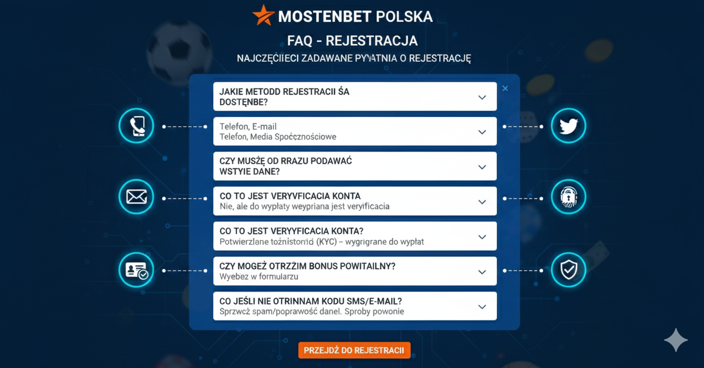 najczęściej zadawane pytania rejestracja mostbet polska