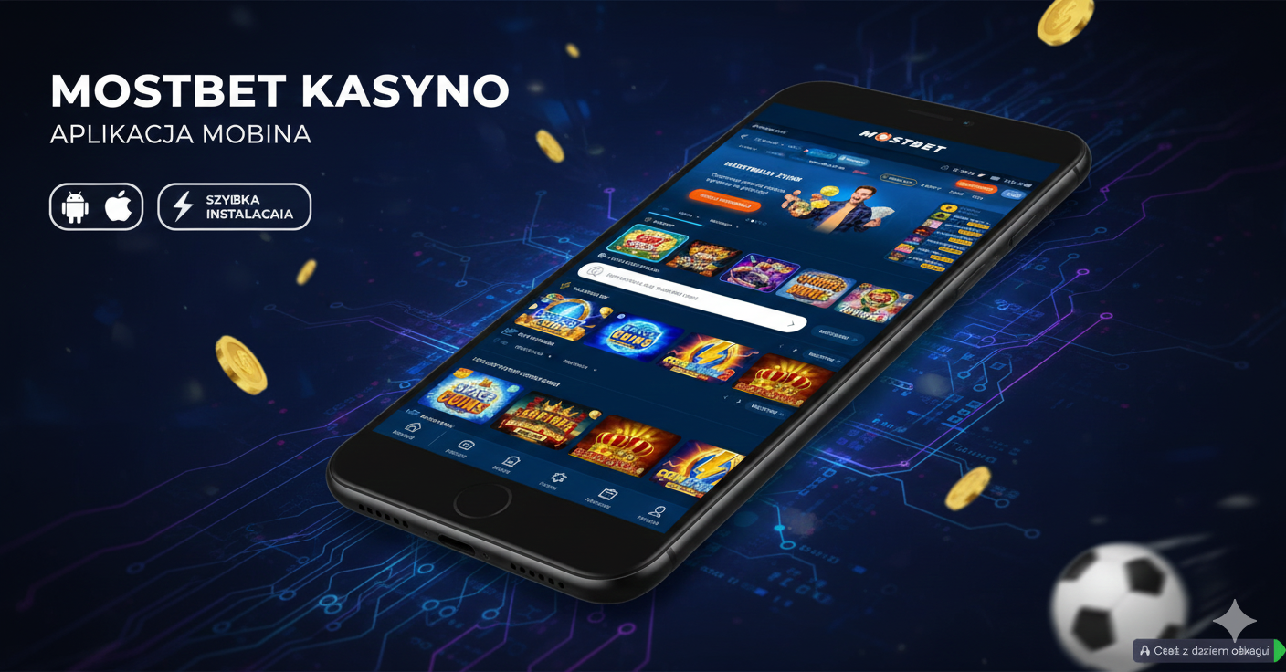 Interfejs aplikacji mobilnej kasyna Mostbet