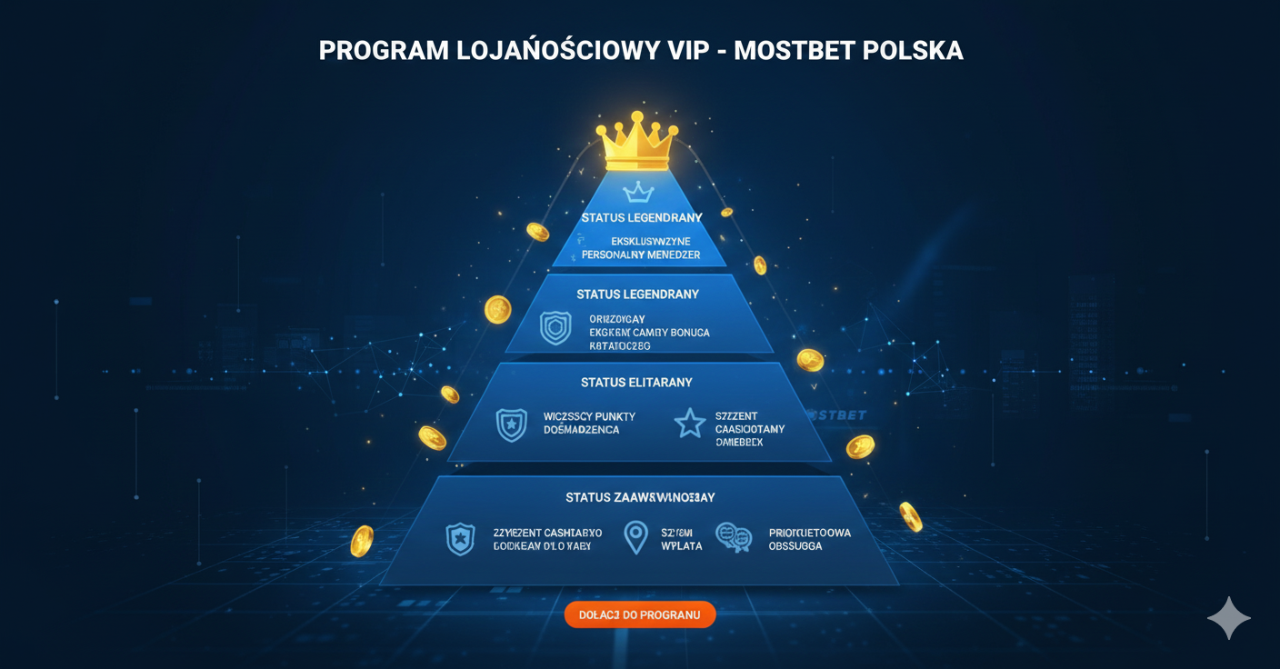 Scheme of VIP loyalty program levels at Mostbet