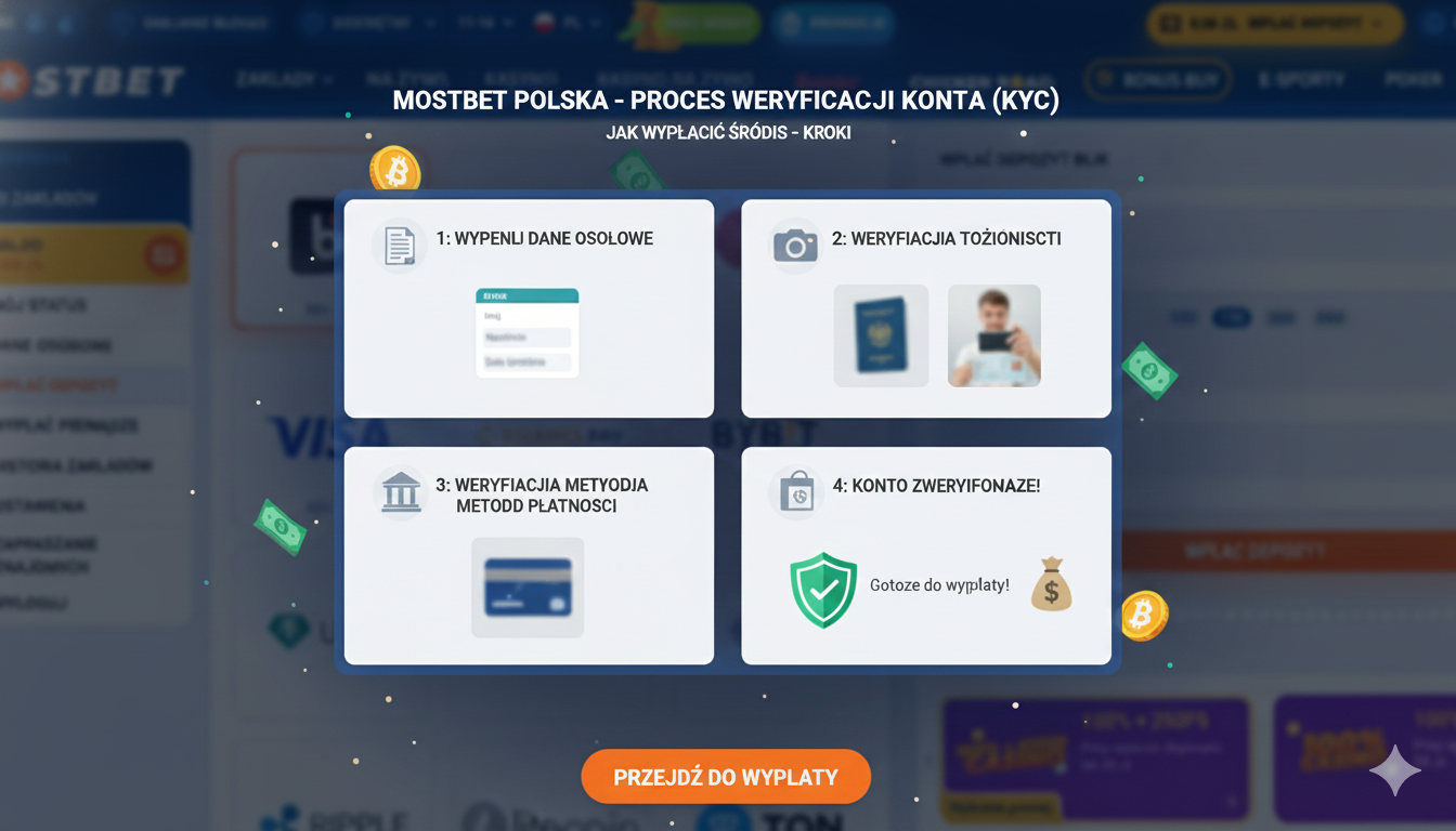 Mostbet jak wypłacić - proces weryfikacji konta gracza