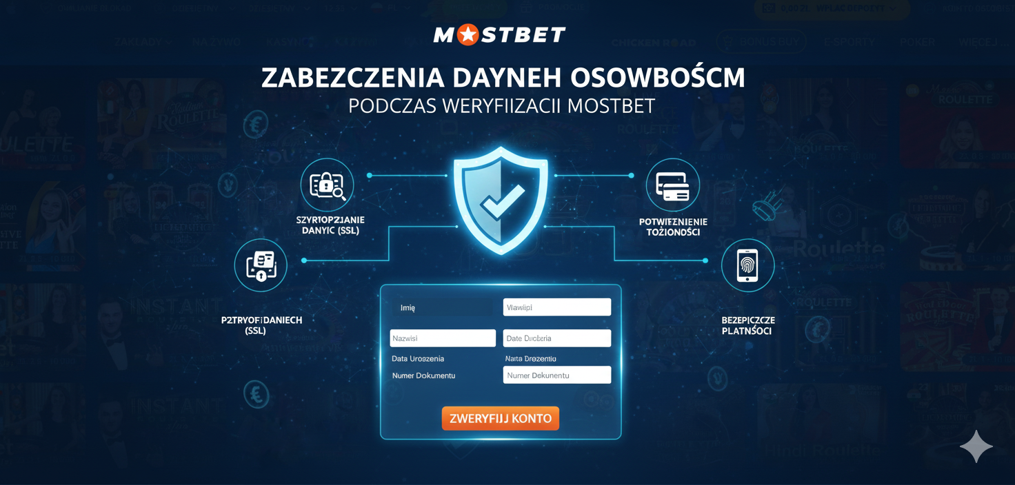 Zabezpieczenia danych osobowych podczas weryfikacji Mostbet