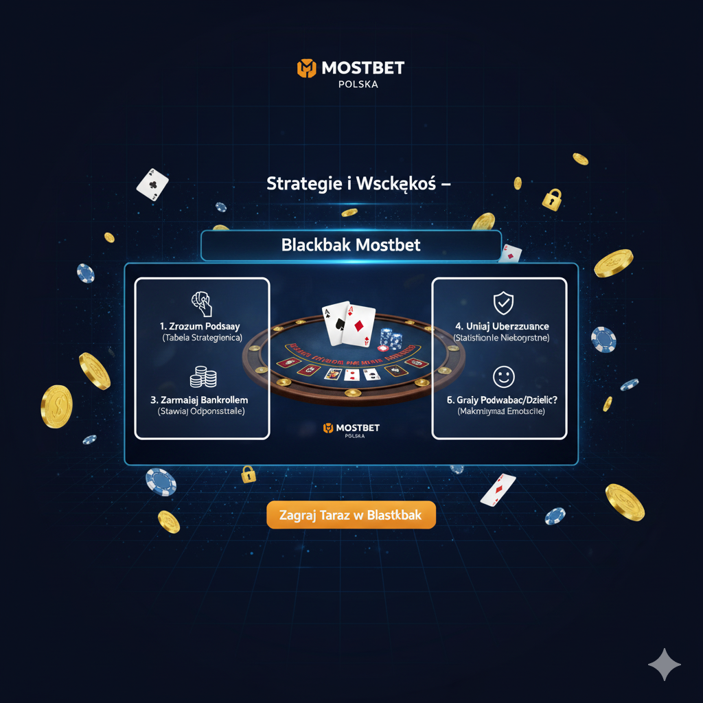 Strategie i wskazówki do gry w blackjack Mostbet