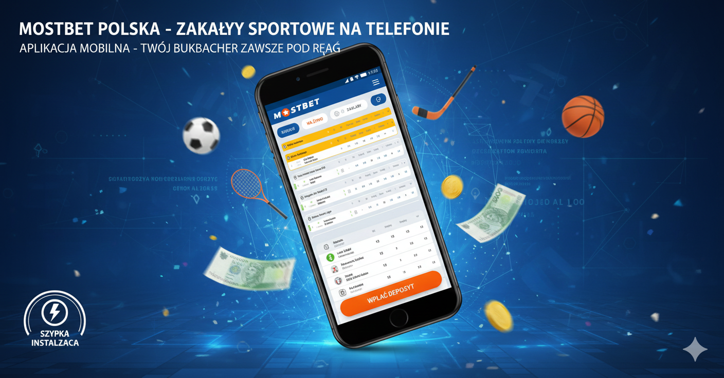 Aplikacja mobilna Mostbet - zakłady sportowe na telefonie