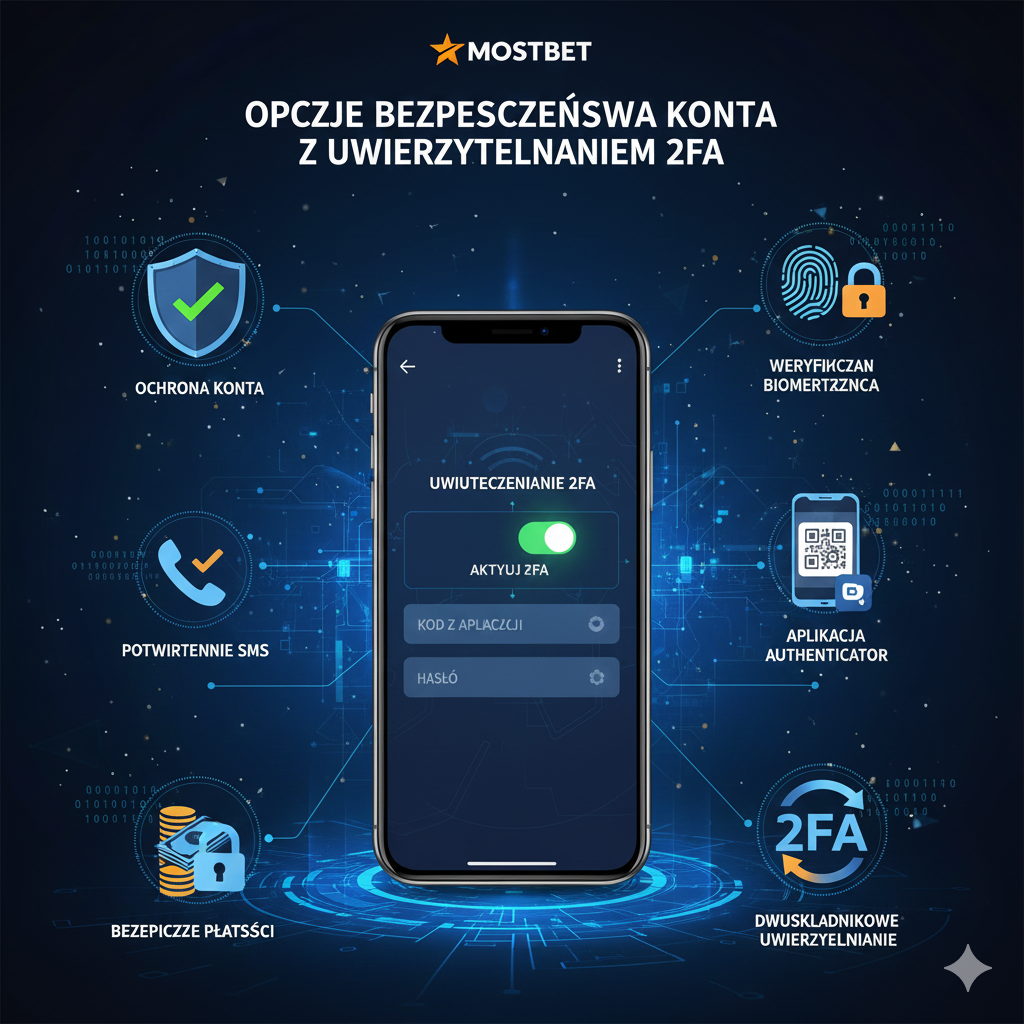 Mostbet account security options with 2FA authentication