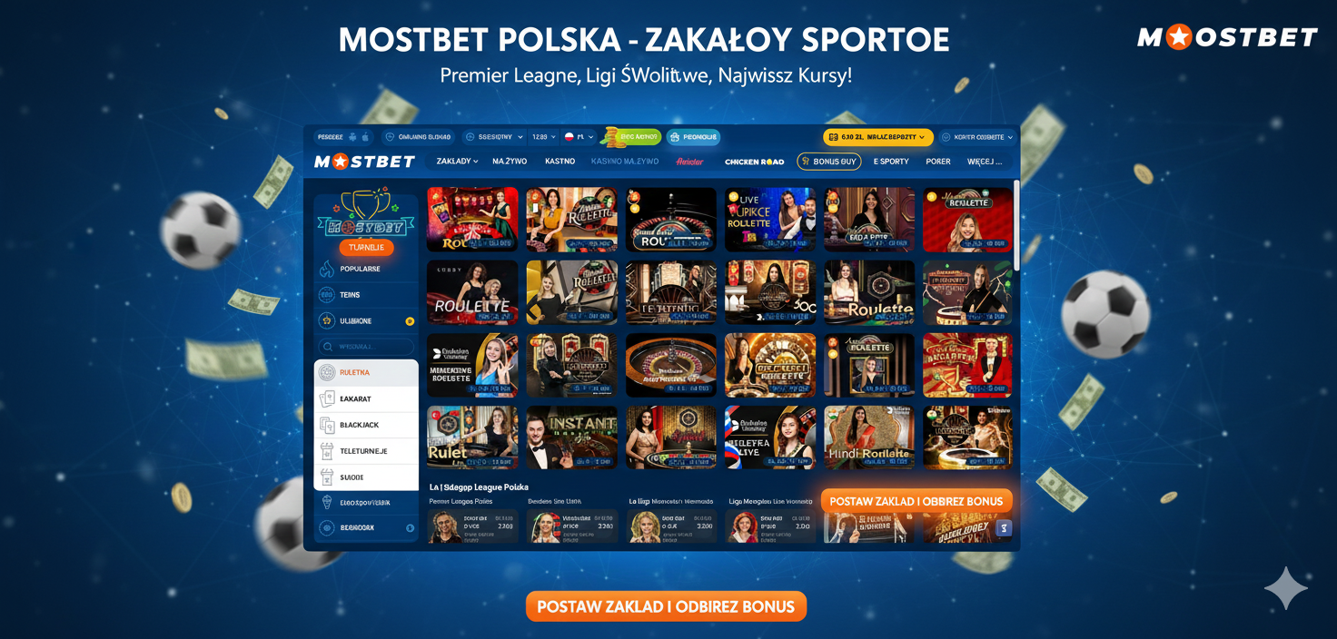 Zakłady na Premier League i ligi światowe w Mostbet Polska