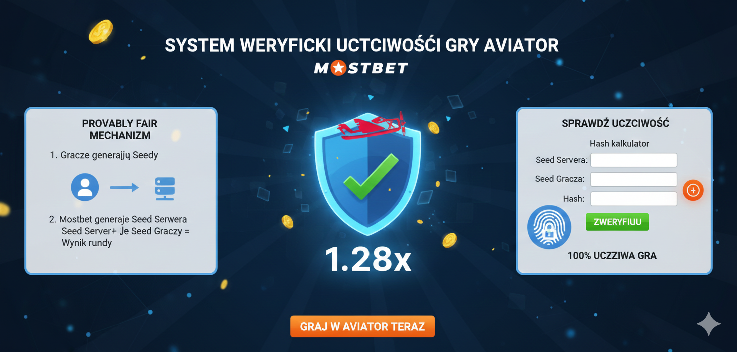 Aviator game fairness verification system at Mostbet