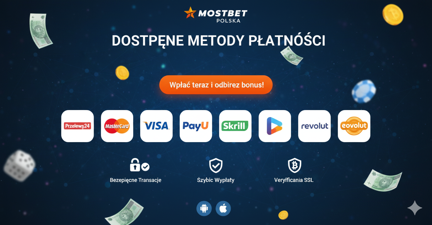 dostępne metody płatności w mostbet polska