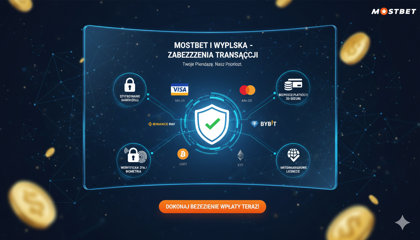 Wpłaty i wypłaty mostbet zabezpieczenia transakcji finansowych