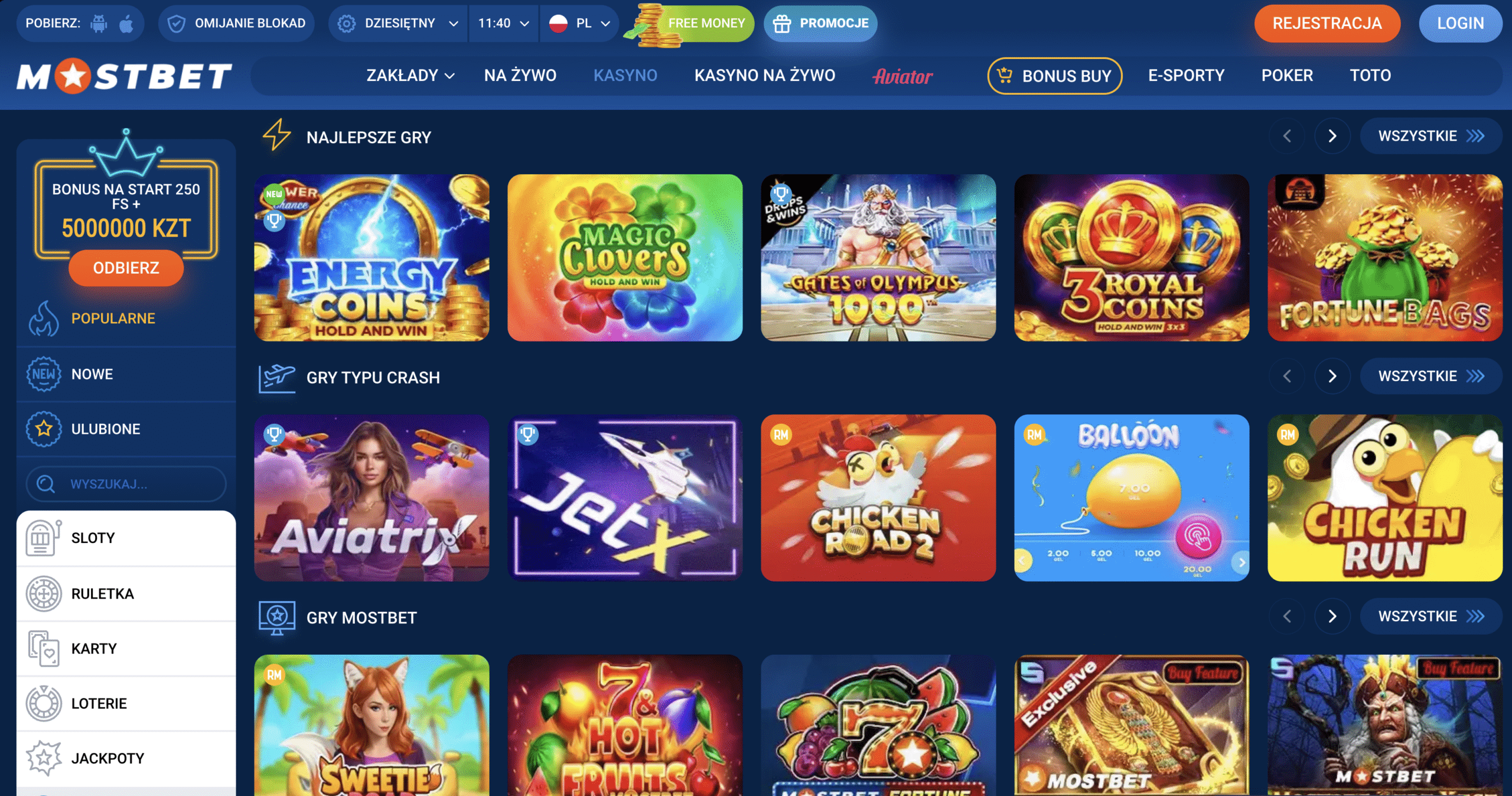 Studio live casino z krupierem prowadzącym grę w ruletkę