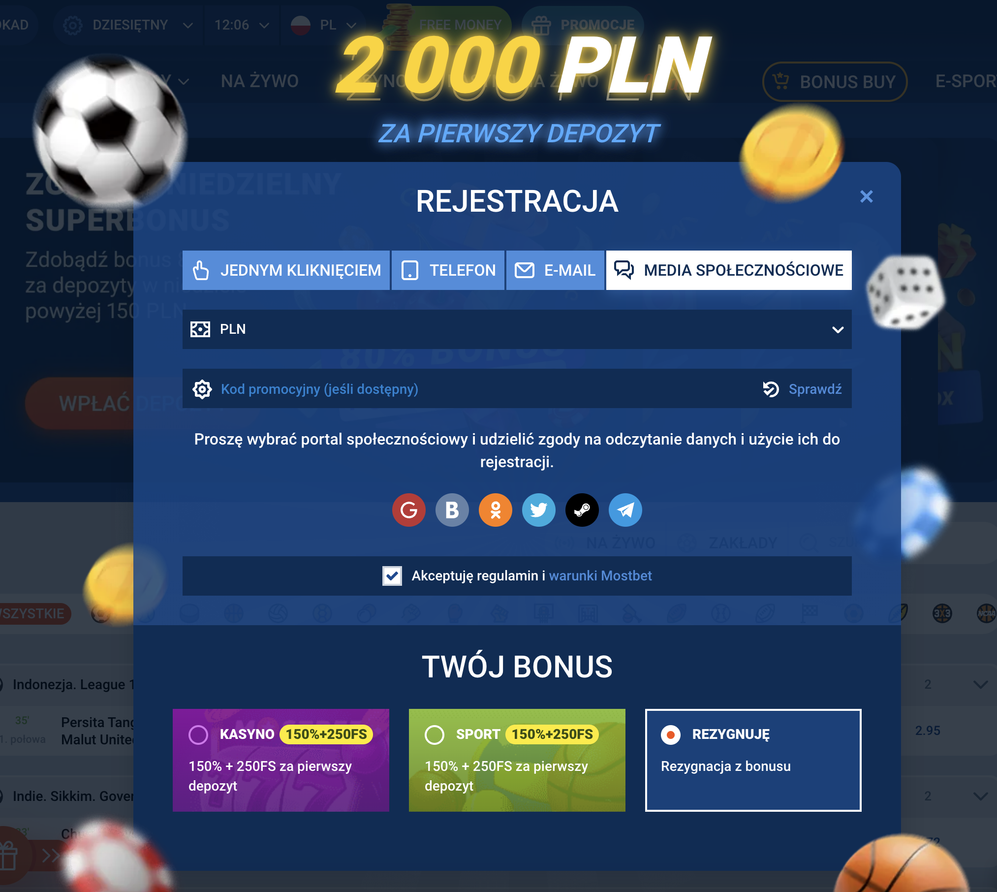 strona główna mostbet polska z formularzem rejestracji
