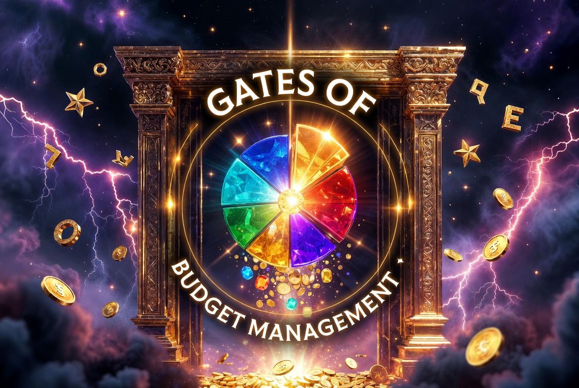 Visualization of budget management strategy in Gates of Olympus