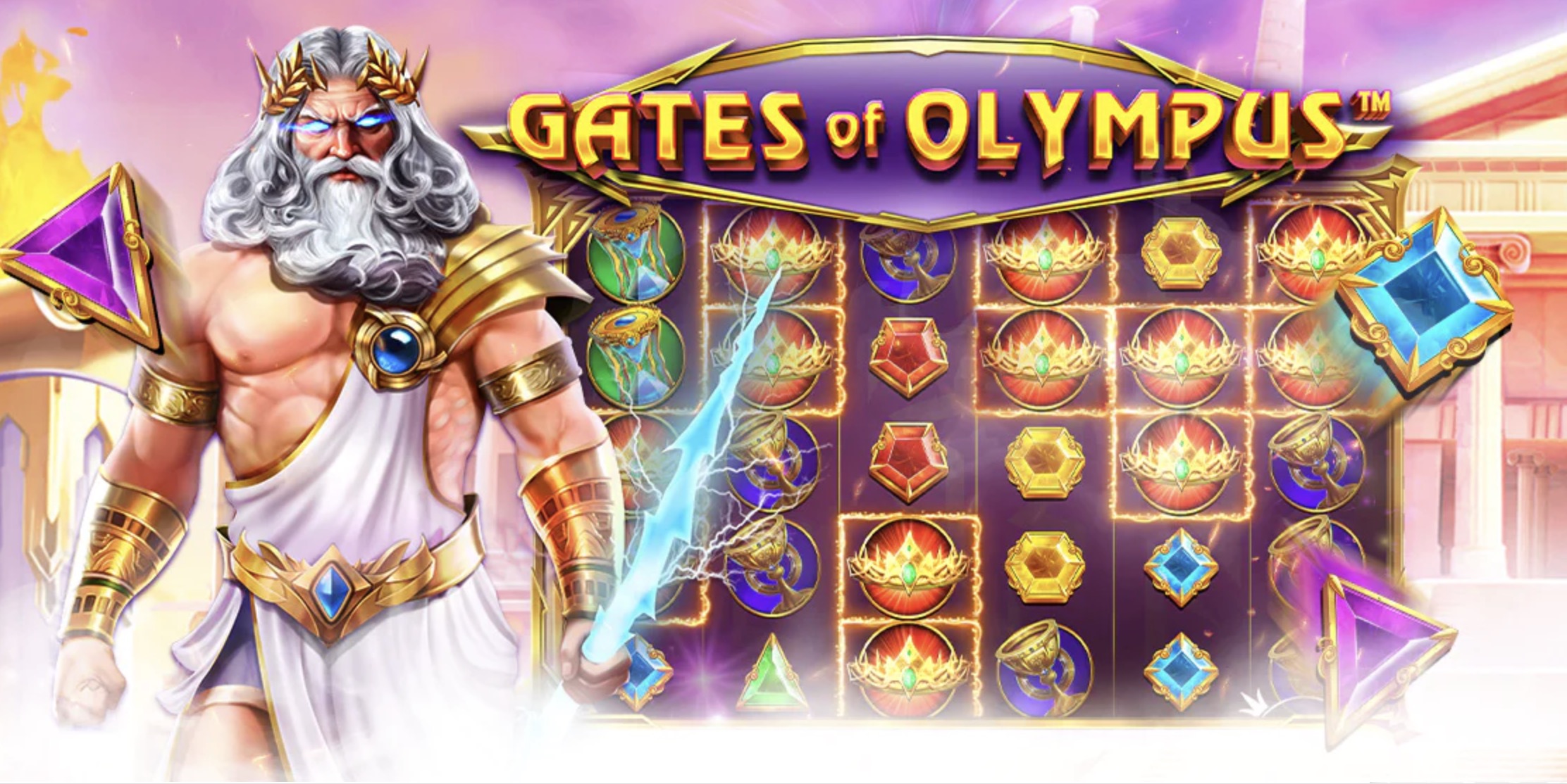 Payout table of symbols in Gates of Olympus slot