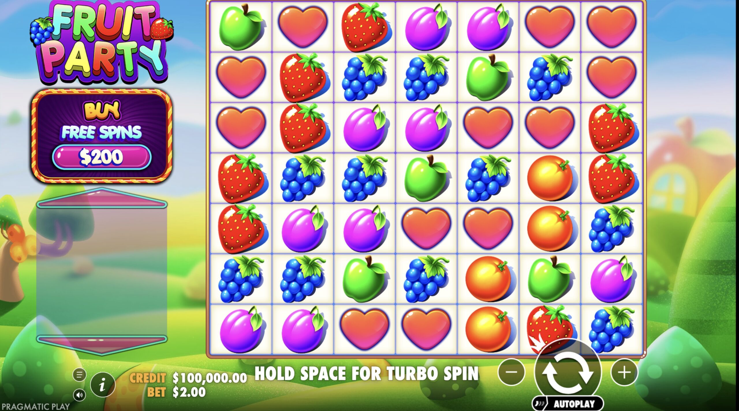 Mechanika kaskad i mnożników w slocie Fruit Party